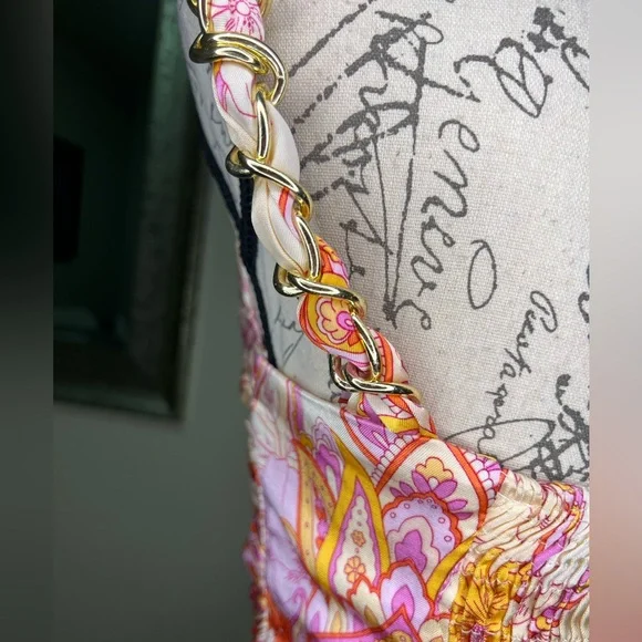 ZARA Paisley Print Crop Top Size Small NWT - Picture 14 of 15